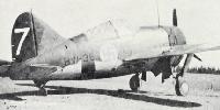 Luutnantti Pokelan nimikkokone, BW-381, Lentolaivue 24:n 2. lentueesta Tiiksjrvell vuonna 1942. Kuvan lhde: Suomen Ilmavoimien Historia 11: Hvittj-sst (Apali Oy).